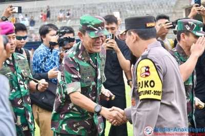 Danrem 043/Gatam Hadiri Safari Ramadhan Panglima TNI dan Kapolri Bersama Forkopimda Provinsi Lampung
