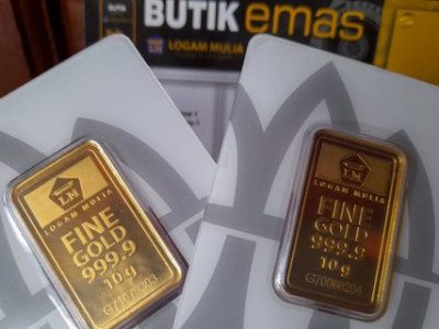 Harga Emas Antam Naik Rp 23.000, Tembus Rp 1,89 Juta per Gram