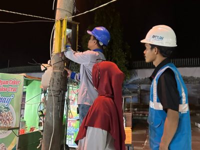 PLN Lakukan Pemeriksaan Rutin di Titik Keramaian Lampung Utara untuk Jamin Keamanan Listrik