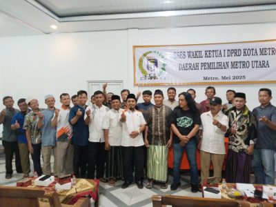 Reses Dapil Metro Utara, Pembuatan Perda Indekos dan Penanganan Sampah Jadi Aspirasi Utama
