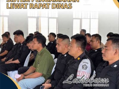 Lapas Kotabumi Optimalkan Sistem Pengamanan Lewat Rapat Dinas