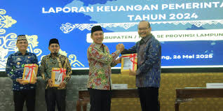 Pemkab Lambar Kembali Raih WTP Untuk Ke-15 Kalinya