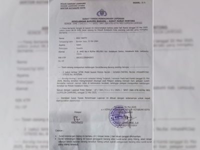 Info Kehilangan: Dompet Berisi STNK dan Kunci Mobil Hilang di Sekitar Sungai Batanghari, Kotabumi