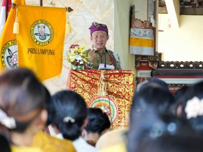 Pemprov Lampung Dukung Penguatan Nilai Spiritual Lewat Pembinaan Dharmika dan Metatah Massal