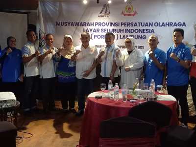 Tomy Kembali Pimpin Porlasi Lampung