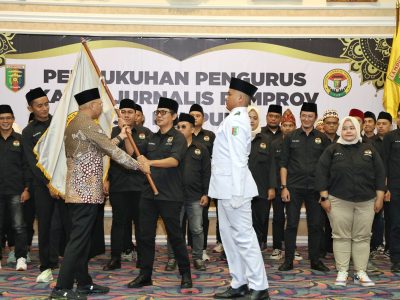 IJP Lampung Dikukuhkan, Gubernur Dorong Sinergi Jurnalis dan Pemerintah