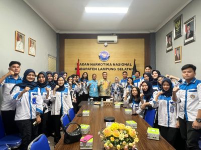 BNNK Lampung Selatan Terima Audiensi OMAN UBL: Perkuat Peran Generasi Muda dalam Pencegahan Narkoba