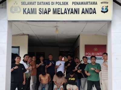 Polisi Tangkap Komplotan Pelaku Curat Buah Sawit Milik PT SIP di Gedung Aji Baru