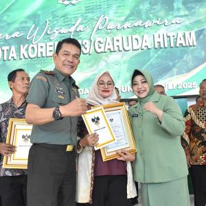 Danrem 043/Gatam Beri Penghormatan Setinggi-Tingginya kepada 37 Purnawirawan