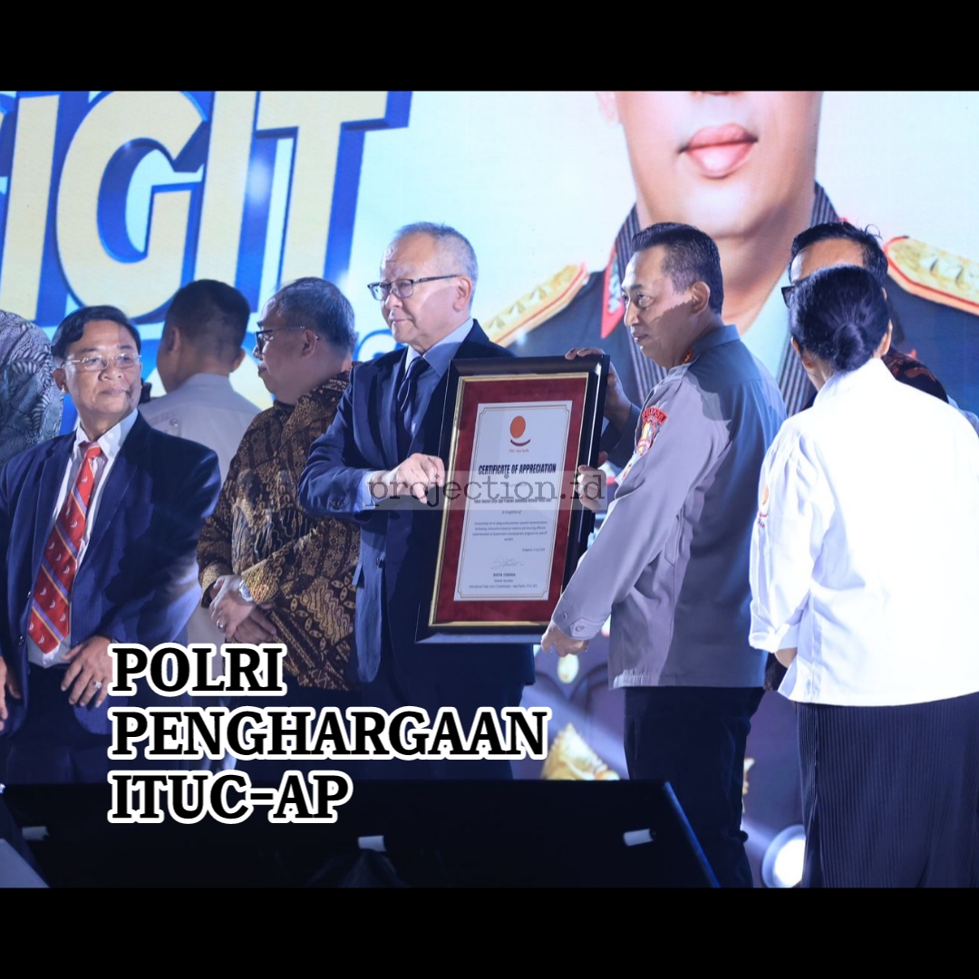POLRI TERIMA PENGHARGAAN ITUC-AP