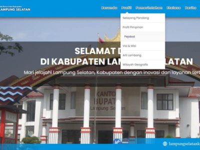 Website Pemkab Lampung Selatan Dalam Tahap Redesain, Data Pejabat Kini Lebih Mudah Diakses