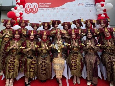 IKBL Angkat Identitas Lampung di HUT RI, Siger Mighul Jadi Ikon Pelestarian Adat