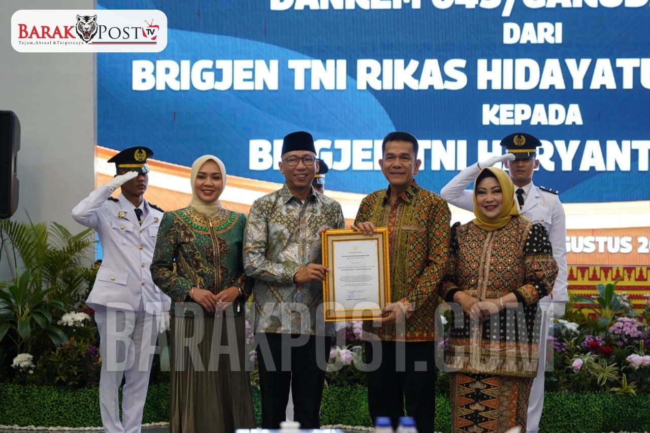 Malam Pisah Sambut Danrem 043/Gatam Bersama Gubernur dan Forkopimda Provinsi Lampung