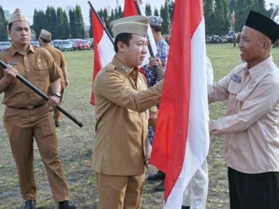 Gerakan Merah Putih, Pemprov Lampung Ajak ASN dan Masyarakat Kibarkan Bendera Hingga Akhir Agustus