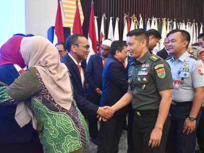 Hadiri Pelantikan Pengurus KONI, Kasrem 043/Gatam Harap Atlet Lampung Raih Prestasi Gemilang
