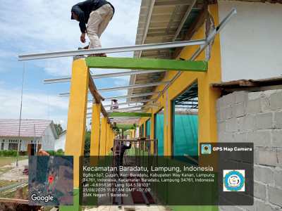 Program Revitalisasi di SMKN 1 Baradatu dalam Tahap Pengerjaan 