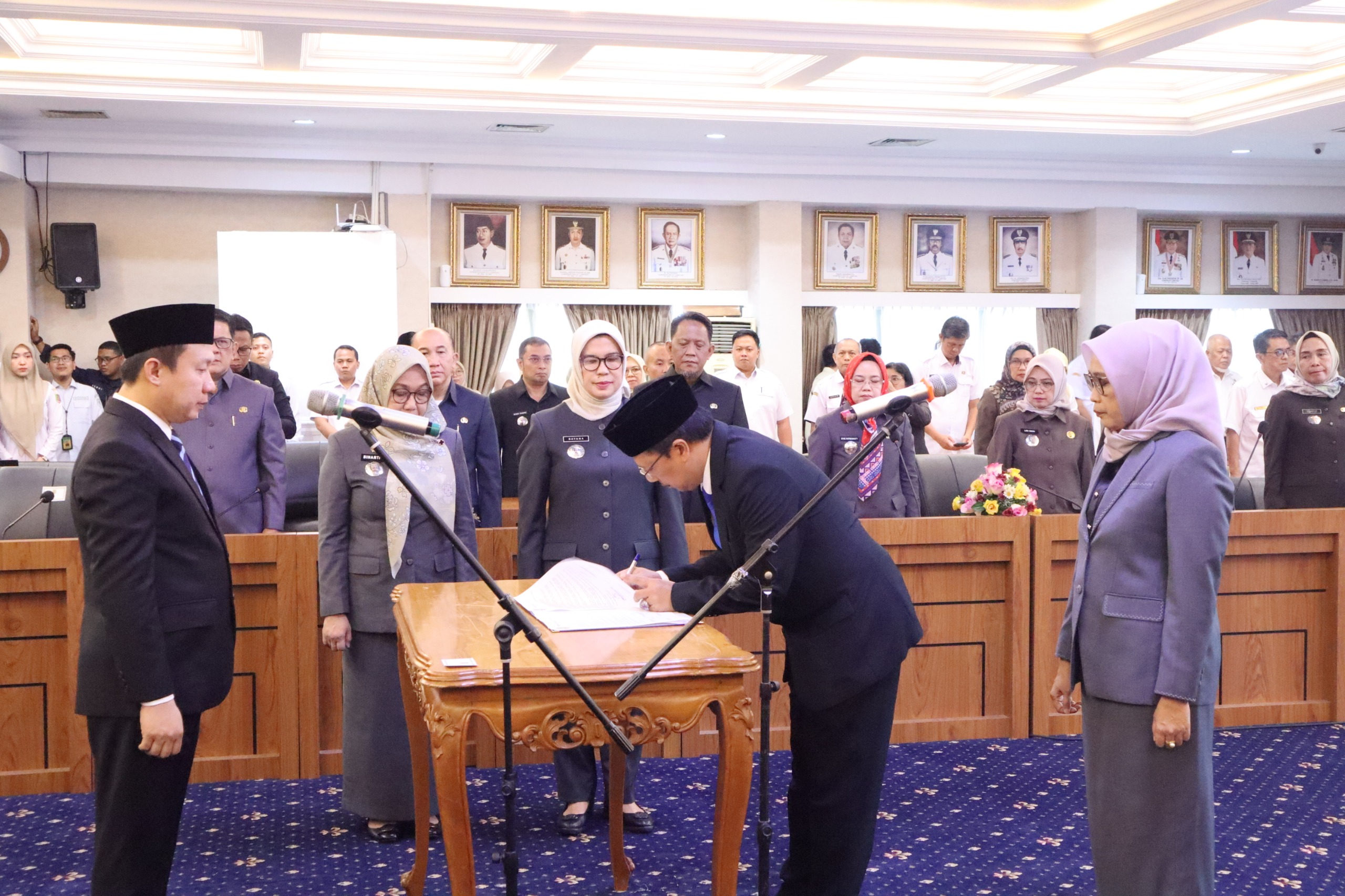 Gubernur Lantik 2 Pejabat Pimpinan Tinggi Pratama dilingkungan Pemprov Lampung
