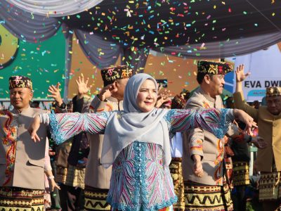 Pemerintah Kota Bandar Lampung Gelar Pawai Budaya Tari Ngigel, Gaungkan Kearifan Lokal kepada Generasi Muda