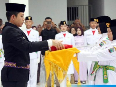 41 Anggota Paskibraka Lampung Selatan Resmi Dikukuhkan, Siap Kibarkan Merah Putih di Menara Siger