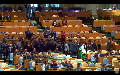 Pidato Netanyahu di Sidang Umum PBB Diwarnai Walk Out dan Aksi Protes