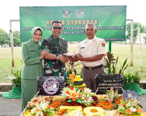 Danrem 043/Gatam Pimpin Syukuran HUT ke-78 dengan Penuh Kebersamaan