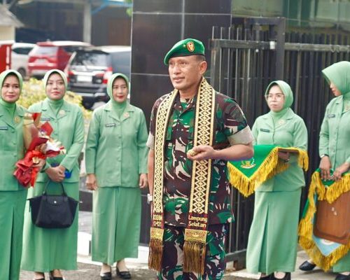 Danrem 043/Gatam Kunjungi Kodim 0421/LS, Tekankan Soliditas dan Pengabdian Prajurit