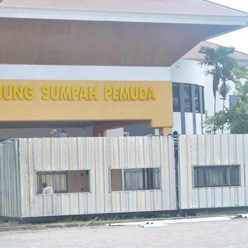 Ketum KONI Lampung Sayangkan Bangunan Posko di Depan Gedung