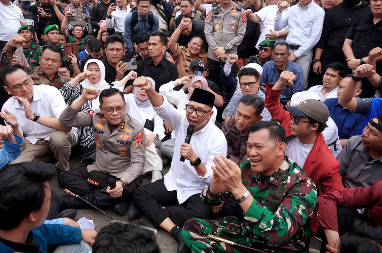 Aksi Damai Unjuk Rasa Mahasiswa di Lampung Jadi Contoh Kedewasaan Berdemokrasi