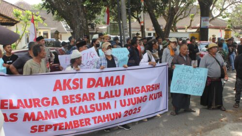 FRB Geruduk Kantah BPN Lombok Tengah, Tuding Ada Permainan dalam Pendaftaran Tanah