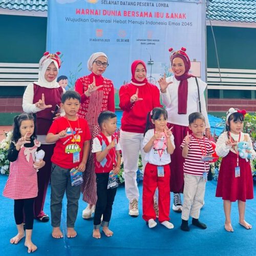 IKBL Gelar Lomba Mewarnai Ibu dan Anak Meriahkan Hari Anak dan HUT ke-80 RI