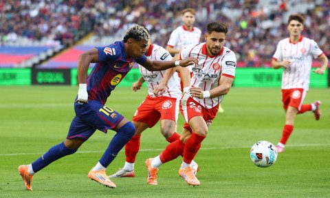 Drama Menit Akhir! Barcelona Taklukkan Girona 2–1, Pedri dan Araujo Jadi Penyelamat