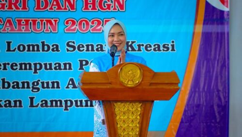Purnama Wulan Sari Mirza: Guru Lampung Harus Sehat, Kompak, dan Jadi Inspirator Bangsa