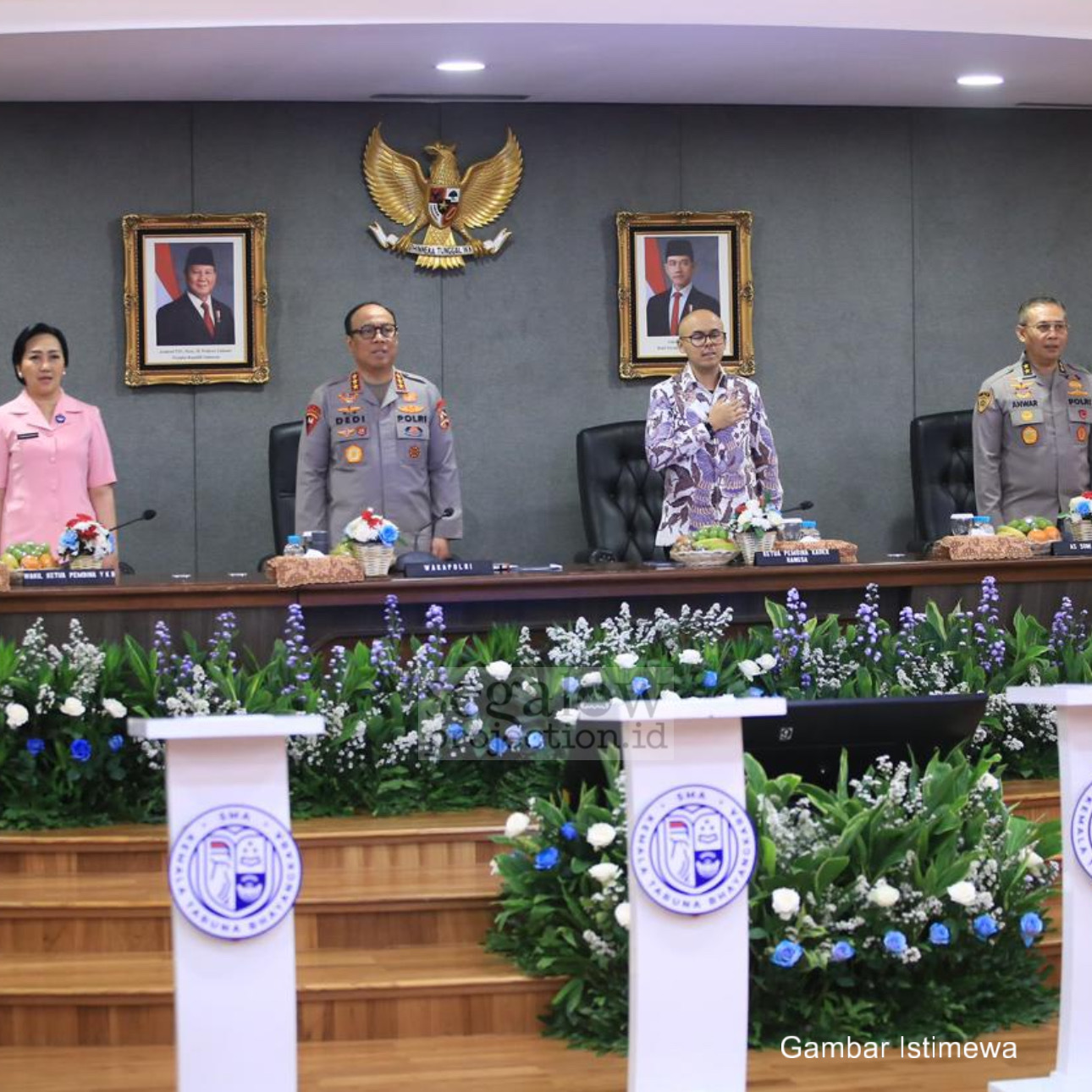 MENDIKTISAINTEK APRESIASI POLRI DUKUNG PEMBANGUNAN SDM UNGGUL LEWAT SMA KEMALA TARUNA BHAYANGKARA