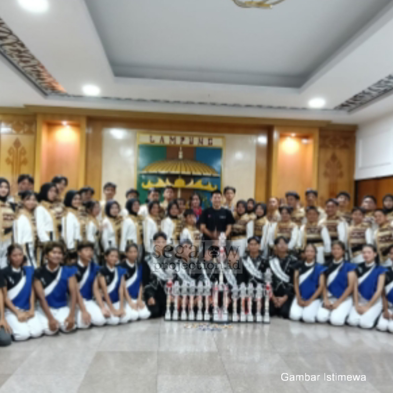 Gita Praja Saburai Borong 14 Gelar, Lampung Juara Umum Marching Band Piala Kemenpora 2025