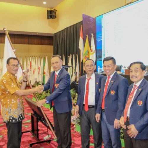 Terima Bendera Pataka, Bandarlampung Tuan Rumah Porprov 2026