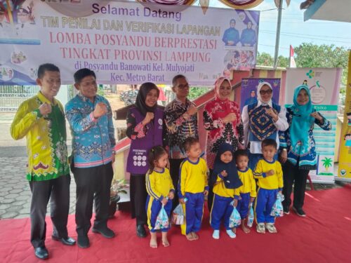 Bonowati Ikuti Penilaian dan Verifikasi Lapangan Lomba Posyandu Tingkat Provinsi Lampung