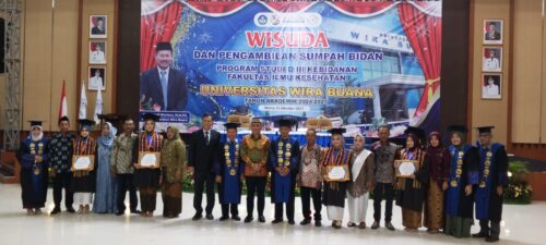 Universitas Wira Buana Gelar Wisuda dan Pengambilan Sumpah Bidan Mahasiswi Program Studi D-lll Kebidanan