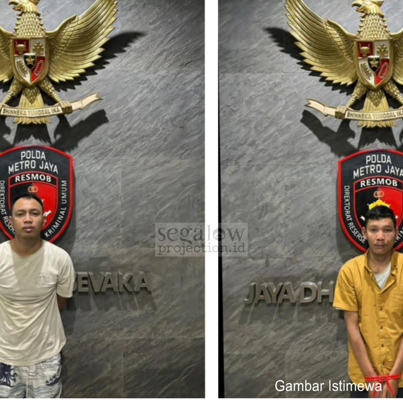 DALAM 24 JAM, POLISI RINGKUS DUA PELAKU CURANMOR TEWASKAN PETUGAS HANSIP DI CAKUNG