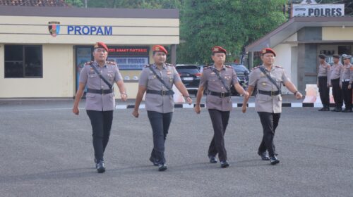 Kapolres Metro Pimpin Upacara Sertijab Kasat Reskrim, Kasat Narkoba Dan Kasi Humas Polres Metro