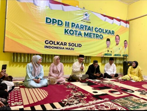 DPD II Golkar Kota Metro Gelar Doa Tasyakuran Atas Penganugerahan Gelar Pahlawan Nasional kepada HM. Soeharto