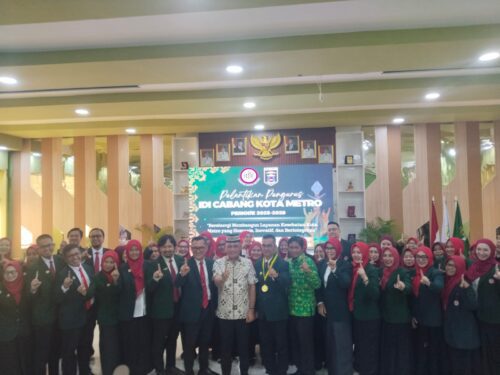 dr. Apriyanto, Sp.Ak Resmi Ketua IDI Kota Metro