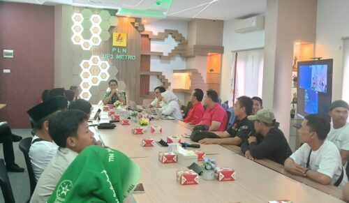 PLN UP3 Metro Sosialisasi Perluasan Jaringan Hingga Way Terusan