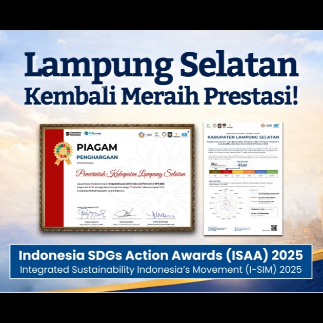 LAMPUNG SELATAN TEMBUS 12 BESAR NASIONAL SDGS LEWAT I-SIM 2025
