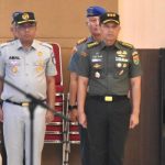 Kasrem 043/Gatam Hadiri Apel Gelar Pasukan Operasi Keselamatan Krakatau 2026 di Polda Lampung